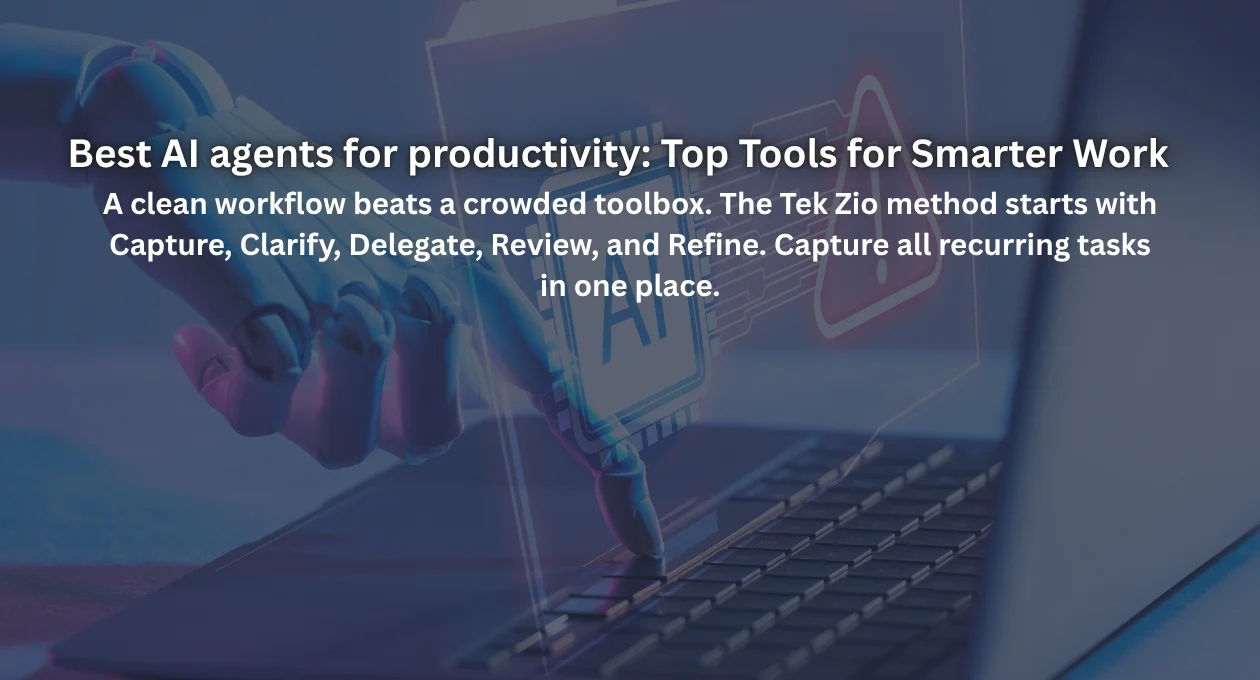 Best AI agents for productivity