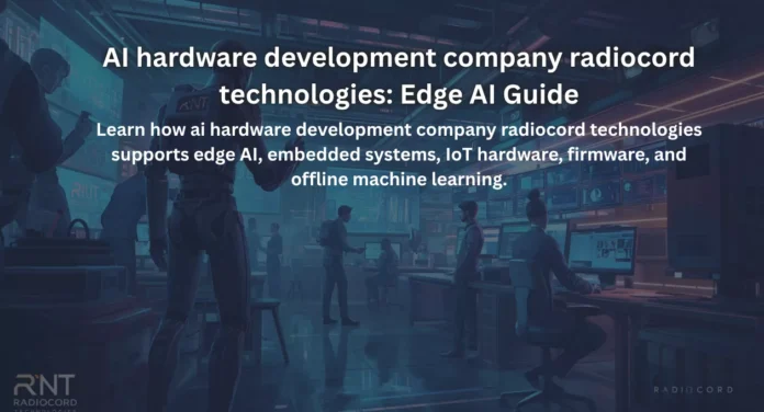 AI hardware development company radiocord technologies: Edge AI Guide