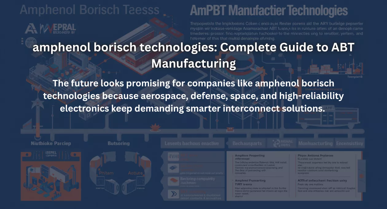amphenol borisch technologies: Complete Guide to ABT Manufacturing