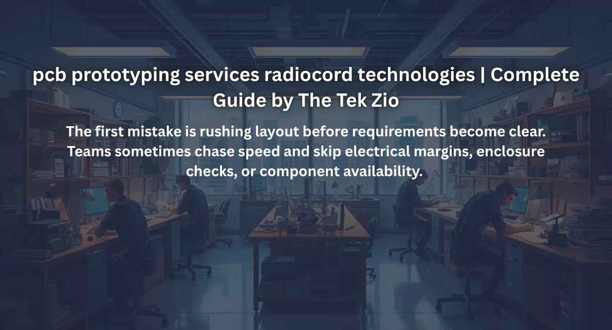 pcb prototyping services radiocord technologies | Complete Guide by The Tek Zio