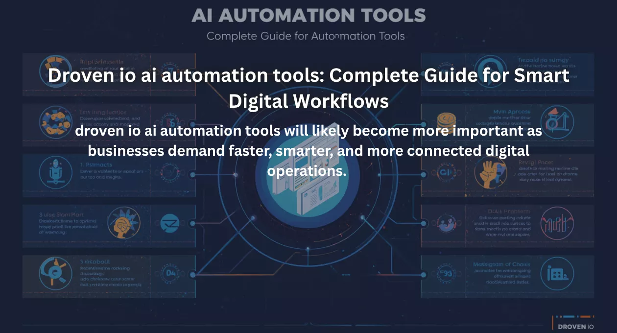 Droven io ai automation tools: Complete Guide for Smart Digital Workflows