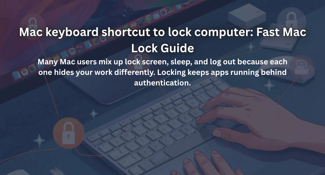 Mac keyboard shortcut to lock computer: Fast Mac Lock Guide