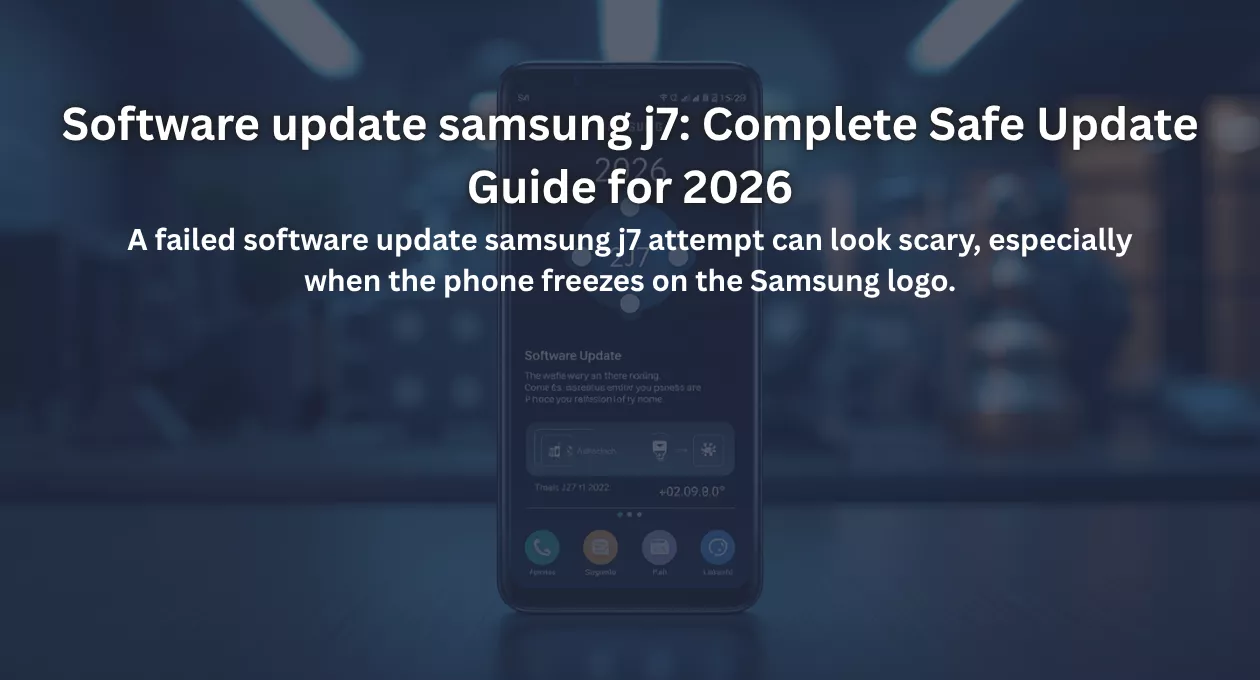 Software update samsung j7: Complete Safe Update Guide for 2026