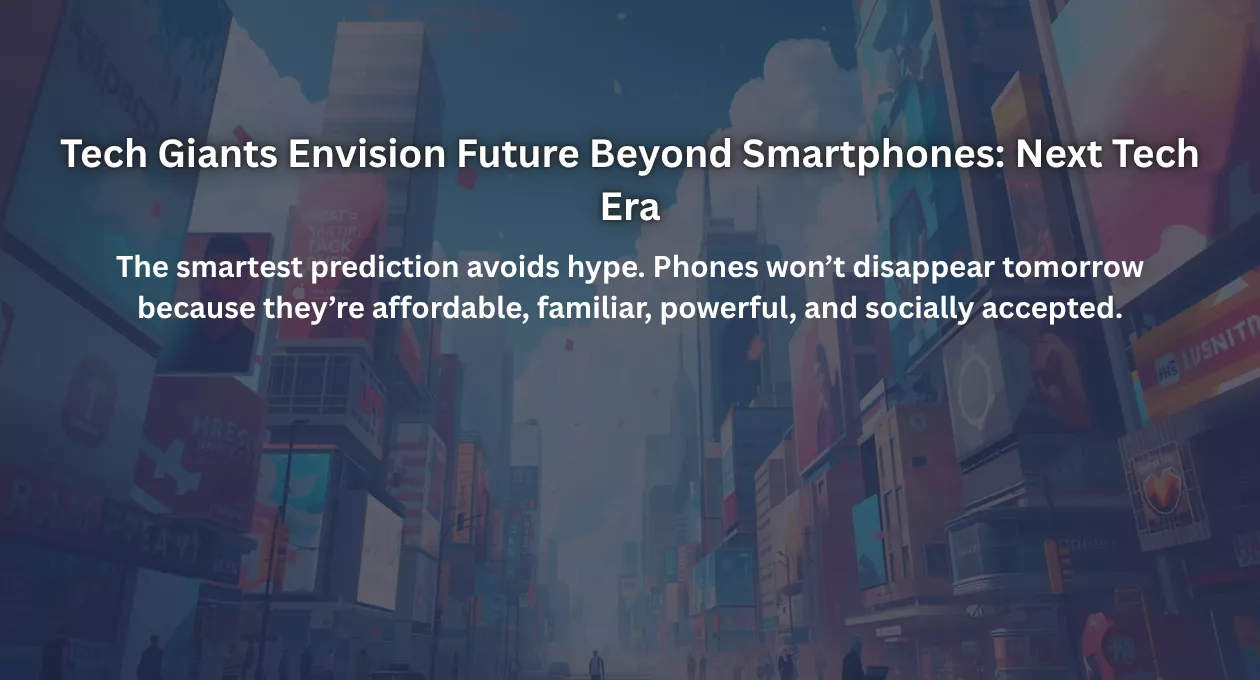 Tech Giants Envision Future Beyond Smartphones: Next Tech Era