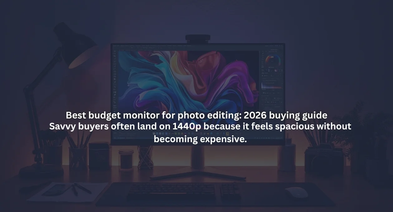 Best budget monitor for photo editing