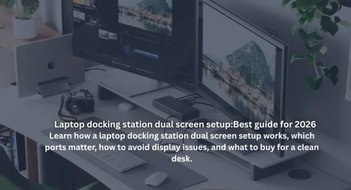 laptop docking station dual screen