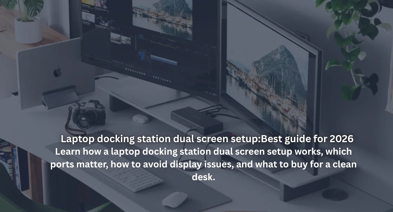laptop docking station dual screen