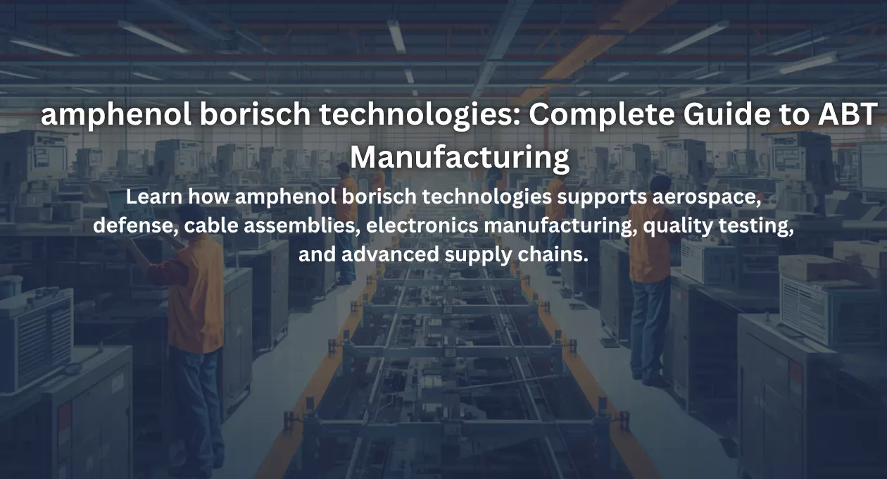 amphenol borisch technologies: Complete Guide to ABT Manufacturing